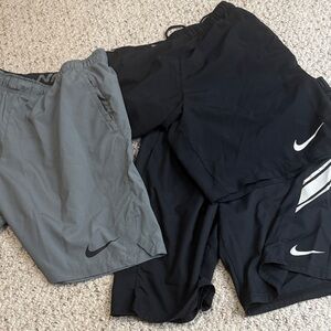Nike Black and Gray Shorts Duo